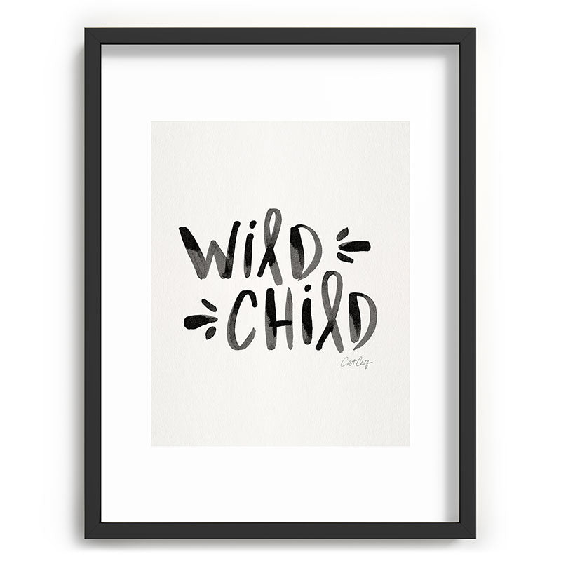 Wild Child - Black Framed Art Print Gallery Image 83