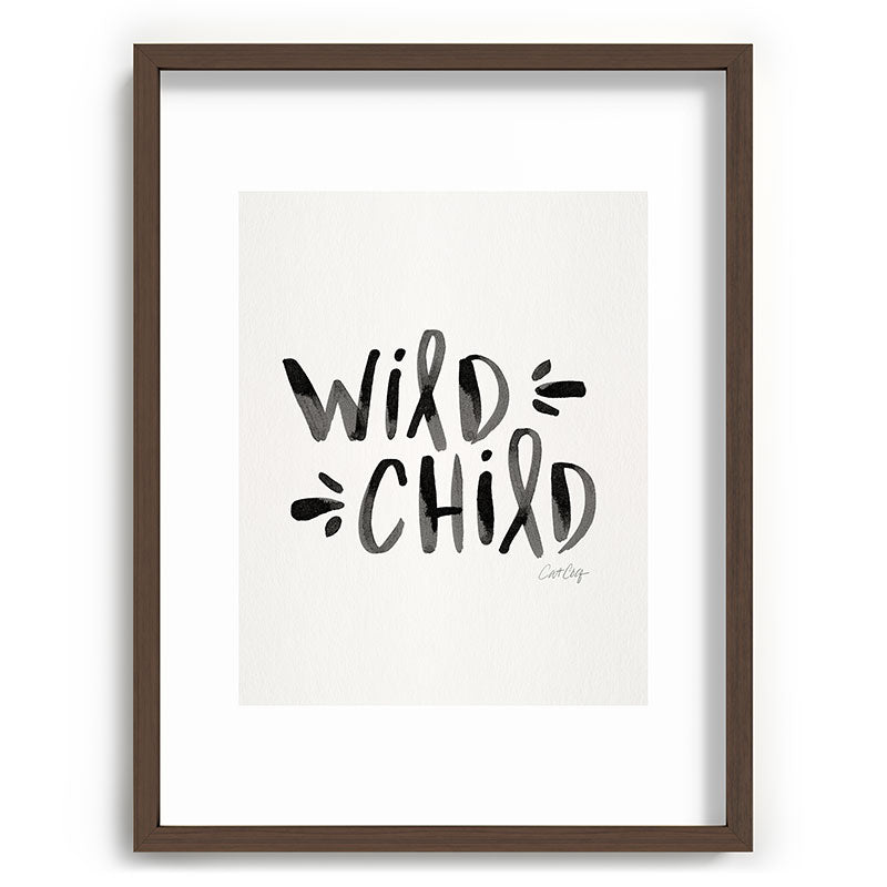 Wild Child - Black Framed Art Print Gallery Image 91