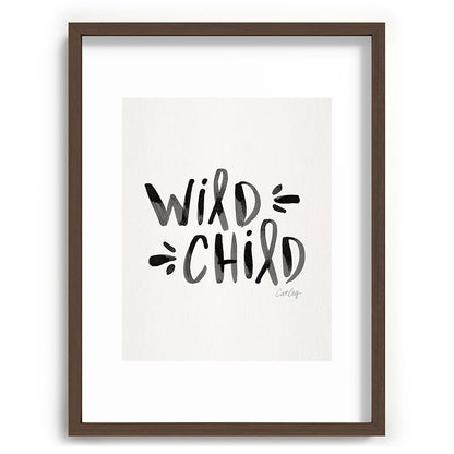 Wild Child - Black Framed Art Print Gallery Image 91