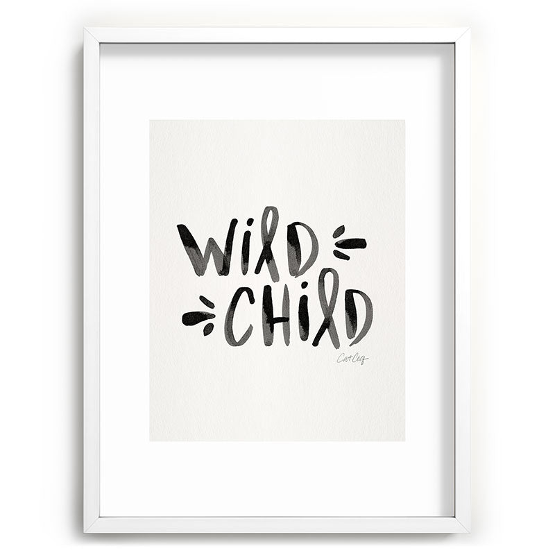 Wild Child - Black Framed Art Print Gallery Image 108
