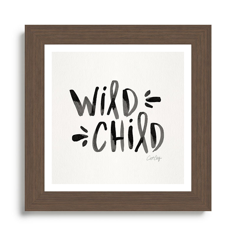 Wild Child - Black Framed Art Print Gallery Image 57