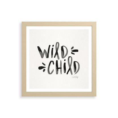 Wild Child - Black Framed Art Print Gallery Image 71