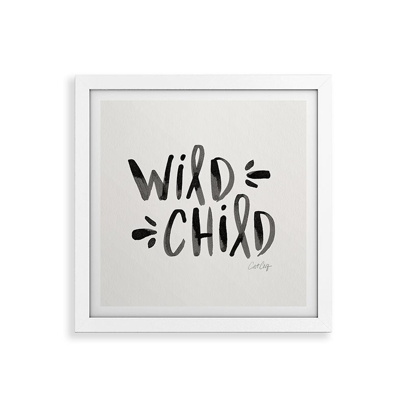 Wild Child - Black Framed Art Print Gallery Image 82