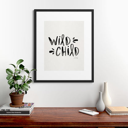 Wild Child - Black Framed Art Print Gallery Image 48