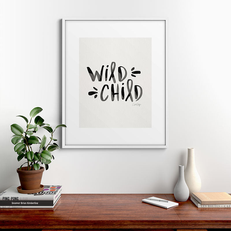 Wild Child - Black Framed Art Print Gallery Image 39