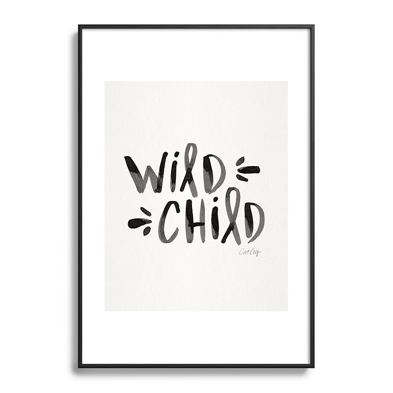 Wild Child - Black Framed Art Print Gallery Image 113
