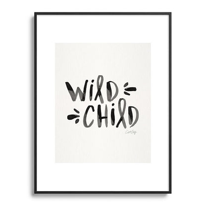 Wild Child - Black Framed Art Print Gallery Image 116