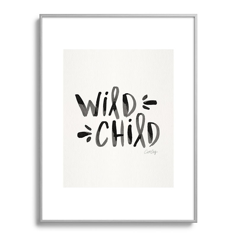 Wild Child - Black Framed Art Print Gallery Image 135