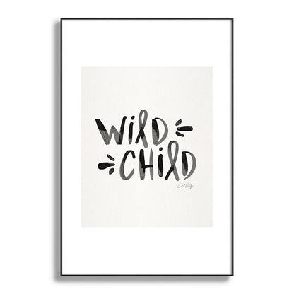 Wild Child - Black Framed Art Print Gallery Image 117