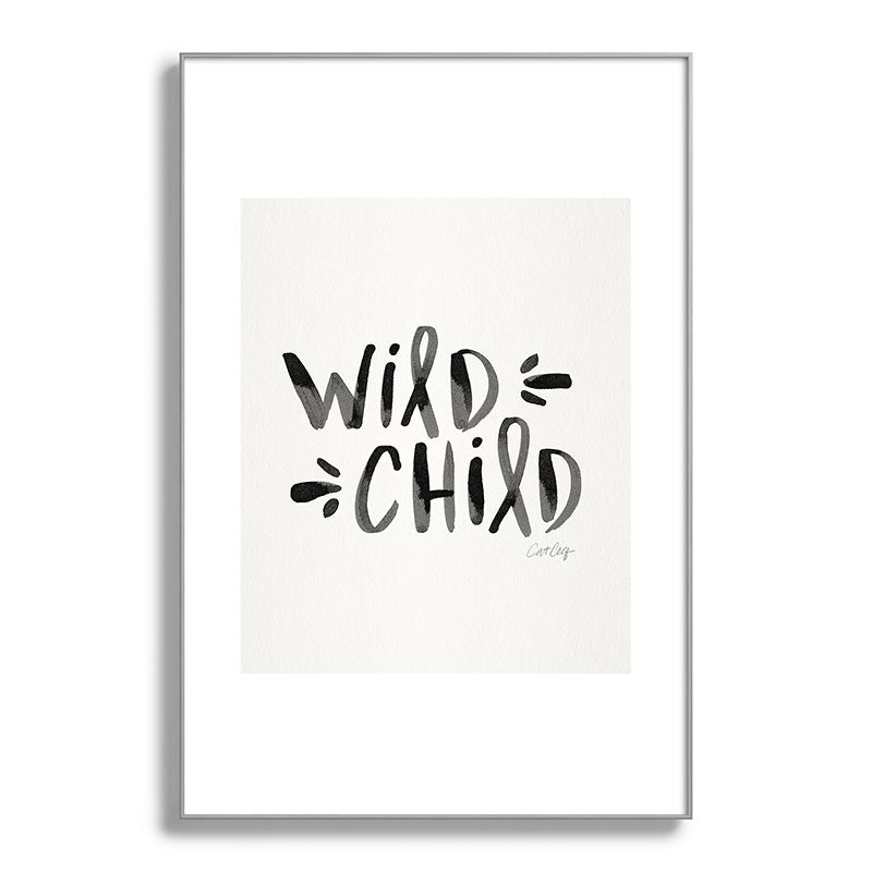 Wild Child - Black Framed Art Print Gallery Image 137