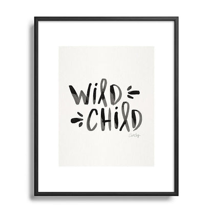 Wild Child - Black Framed Art Print Gallery Image 112