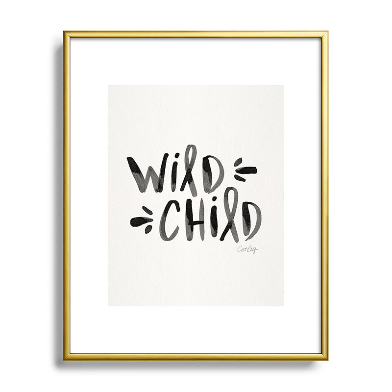 Wild Child - Black Framed Art Print Gallery Image 120