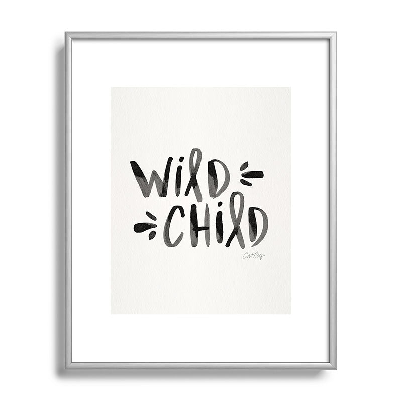 Wild Child - Black Framed Art Print Gallery Image 131