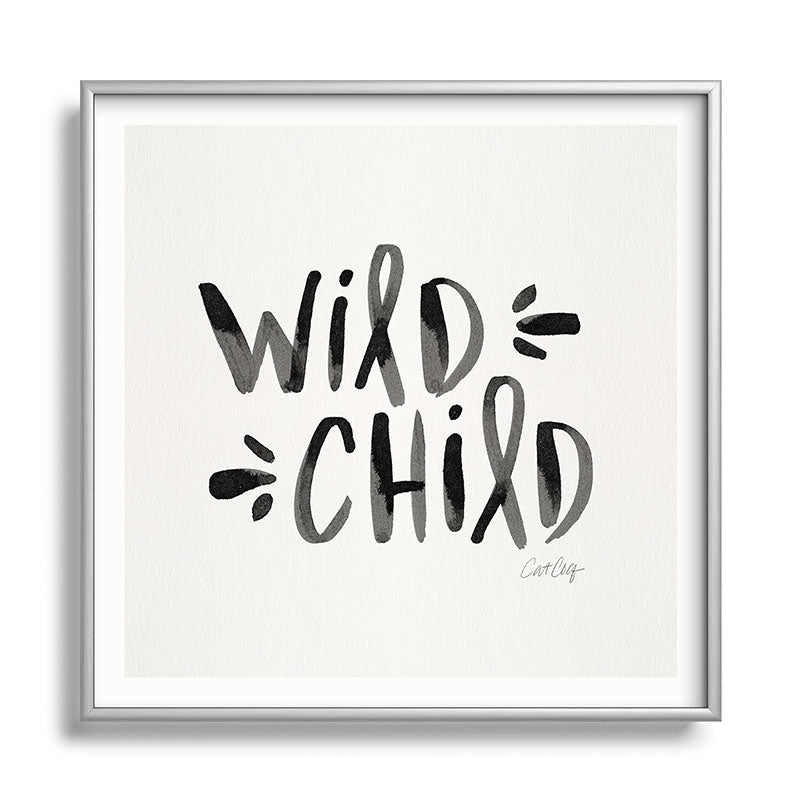 Wild Child - Black Framed Art Print Gallery Image 140