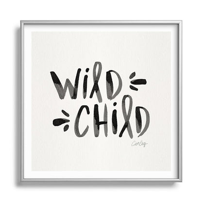 Wild Child - Black Framed Art Print Gallery Image 140