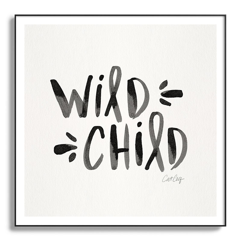 Wild Child - Black Framed Art Print Gallery Image 130