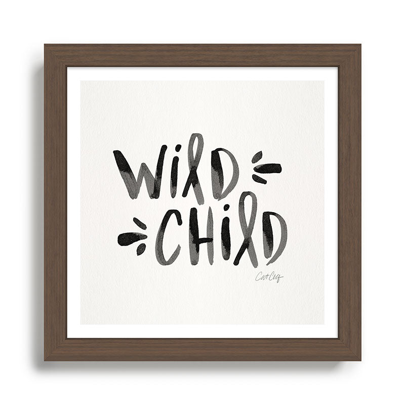 Wild Child - Black Framed Art Print Gallery Image 13