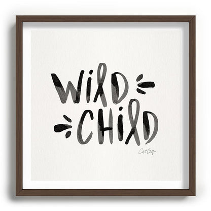 Wild Child - Black Framed Art Print Gallery Image 101