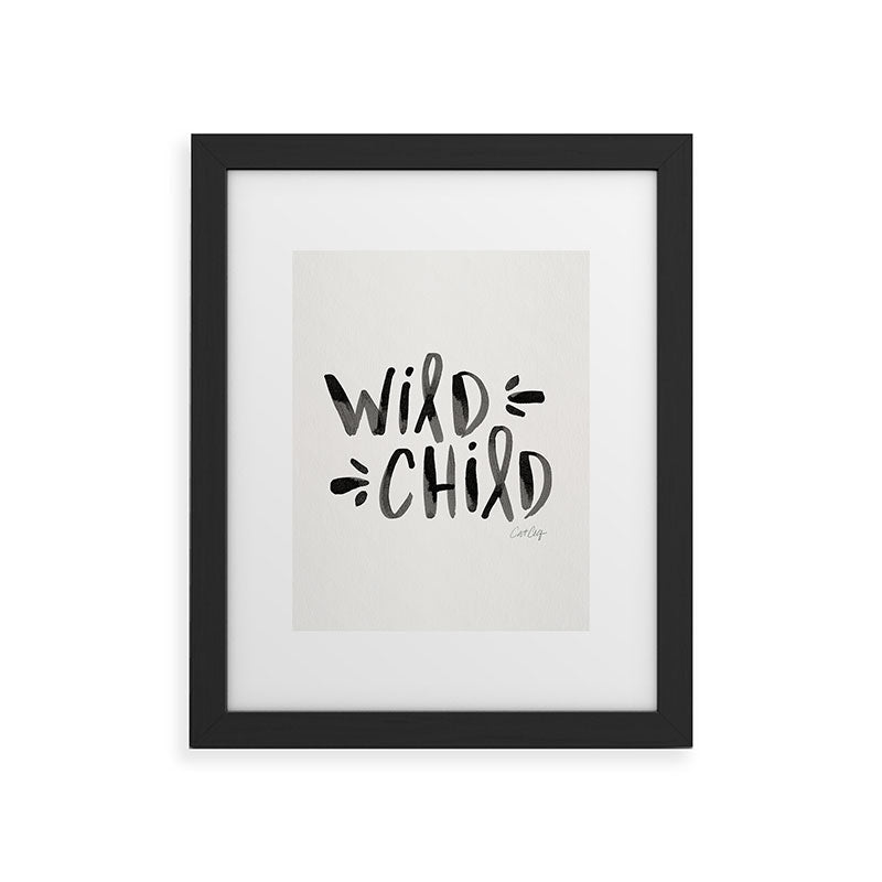 Wild Child - Black Framed Art Print Gallery Image 47