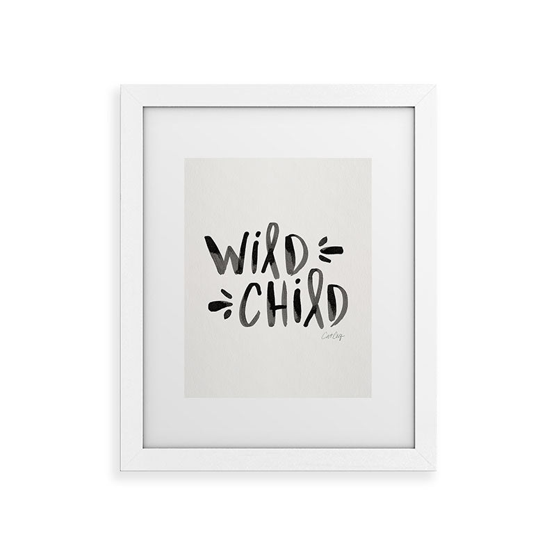 Wild Child - Black Framed Art Print Gallery Image 73