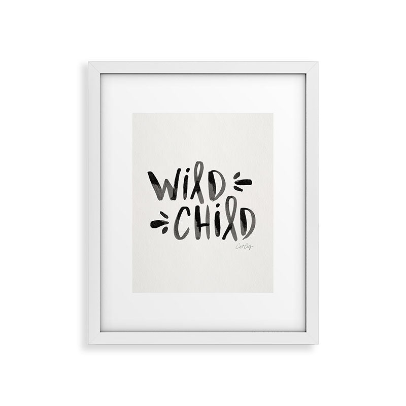 Wild Child - Black Framed Art Print Gallery Image 34