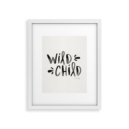 Wild Child - Black Framed Art Print Gallery Image 30