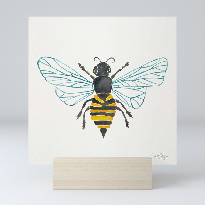 Honey Bee Mini Art Print Gallery Image 5