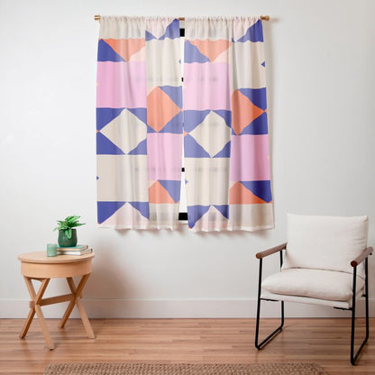 Geometric Shapes 217 Window Curtain Gallery Image 11