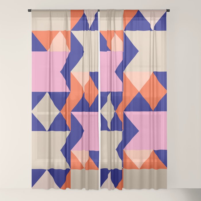 Geometric Shapes 217 Window Curtain Gallery Image 22