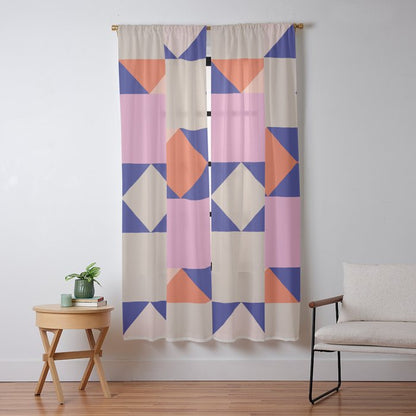 Geometric Shapes 217 Window Curtain Gallery Image 9