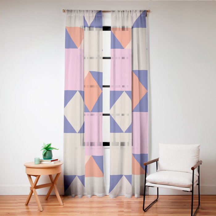 Geometric Shapes 217 Window Curtain Gallery Image 24