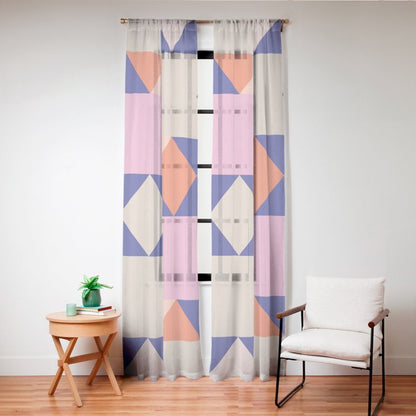 Geometric Shapes 217 Window Curtain Gallery Image 24