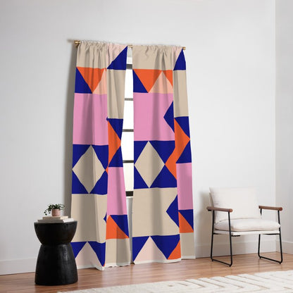 Geometric Shapes 217 Window Curtain Gallery Image 6
