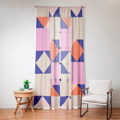Geometric Shapes 217 Window Curtain Gallery Image 16