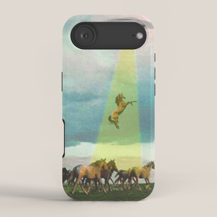 They too love horses (UFO) iPhone Case Gallery Image 2