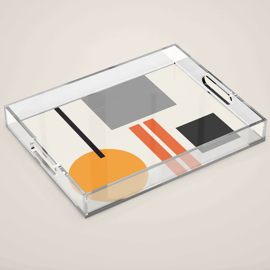 Mid Century 05 Acrylic Tray Gallery Image 1