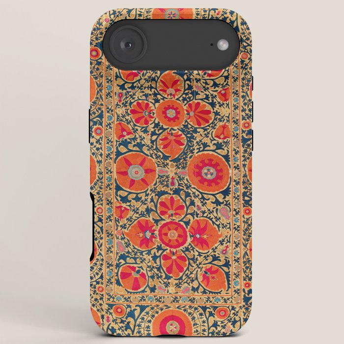 Kermina Suzani Uzbekistan Print iPhone Case Gallery Image 6