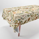 Fall leafy nature B Tablecloth Gallery Image 1
