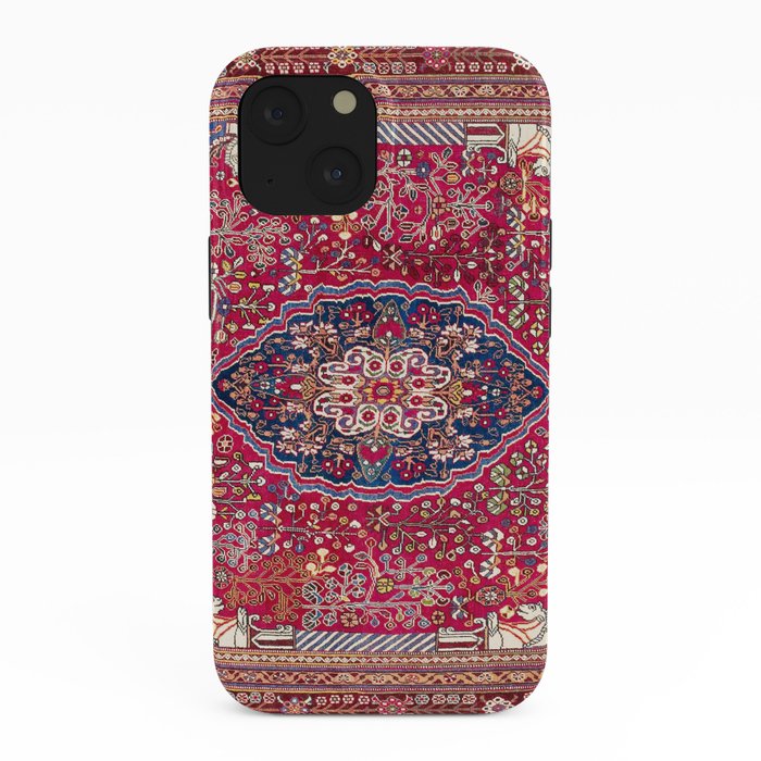 Qashqaâi Antique Fars Persian Rug Print iPhone Case Gallery Image 38