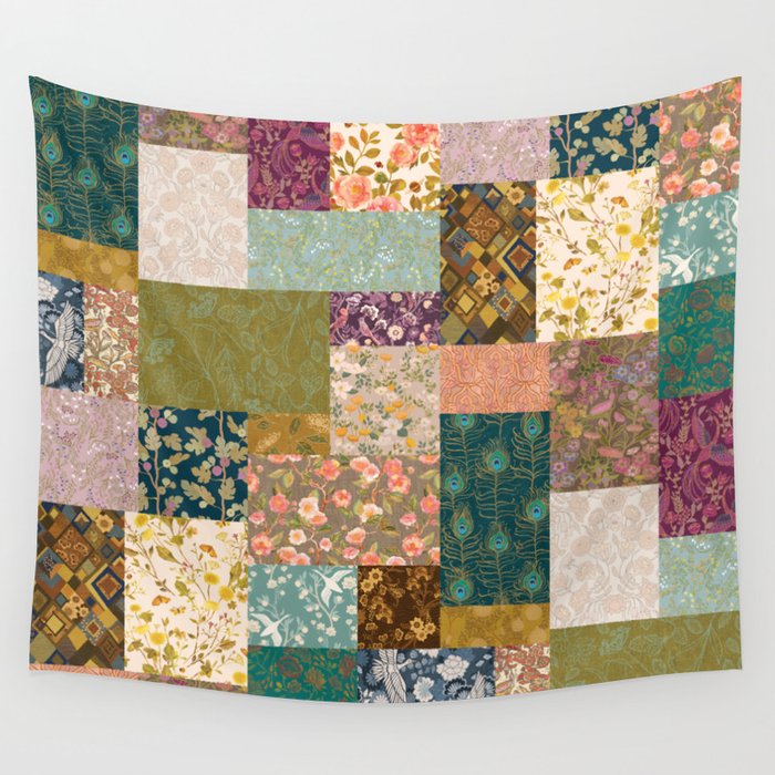 Pashmina Patchwork Wall Tapestry Gallery Image 4