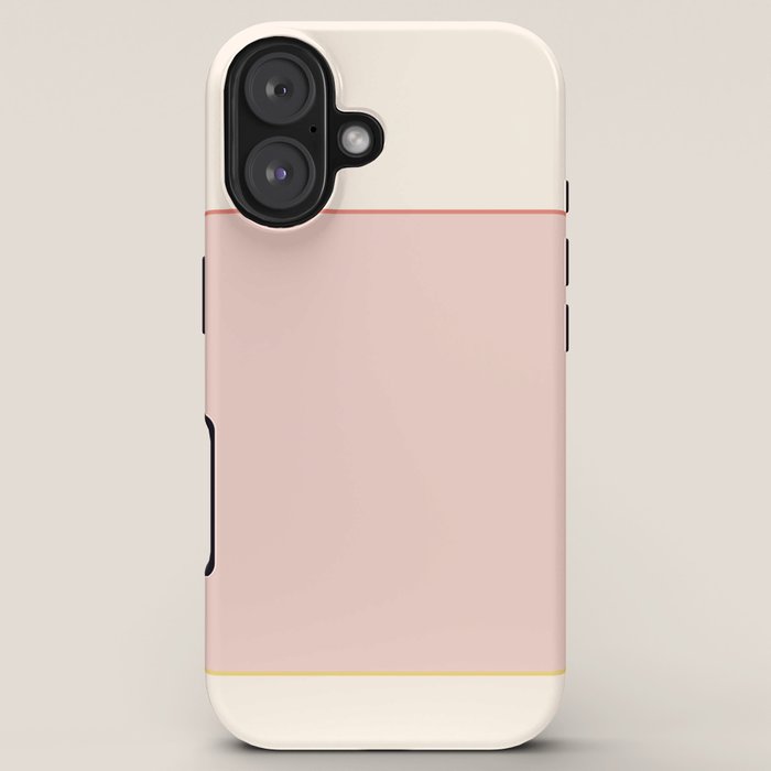 Subtle Spring Color Block - Soft Pink iPhone Case Gallery Image 5