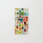 Mid-Century Modern Art 1.3 - Graffiti Style Bath Towel Gallery Image 1
