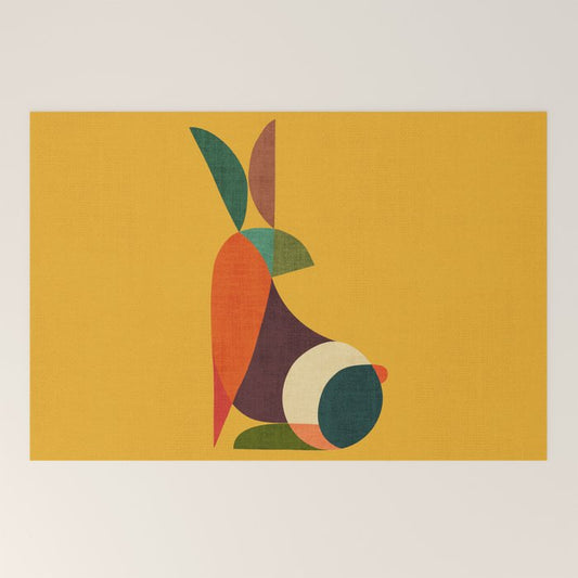 Rabbit Welcome Mat Gallery Image 2