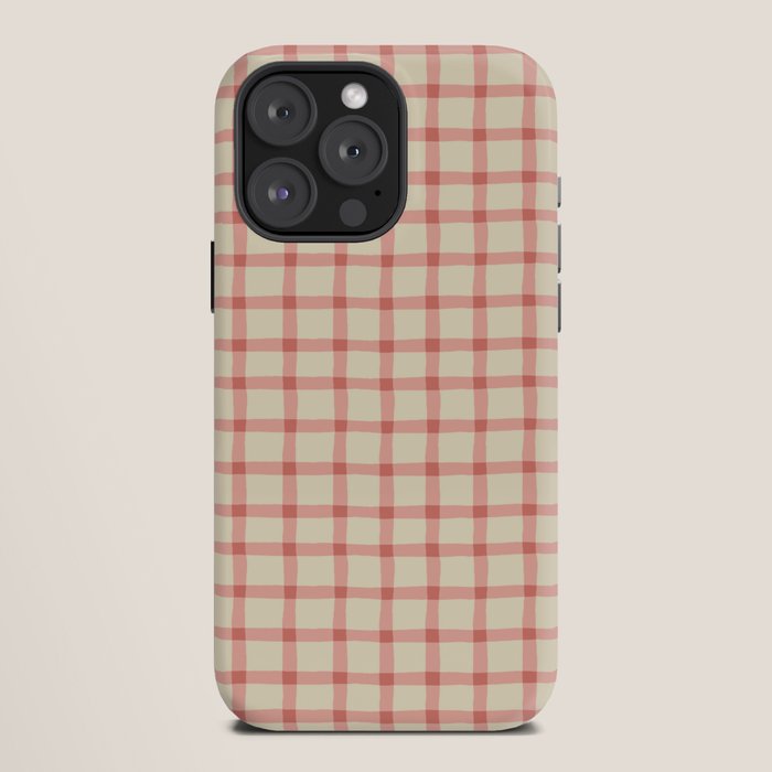 Strawberry Gingham Pattern iPhone Case Gallery Image 12
