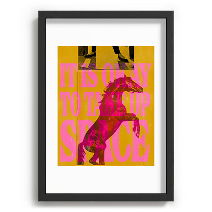 Take Up Space Framed Art Print Gallery Image 59