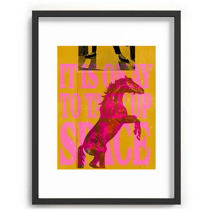 Take Up Space Framed Art Print Gallery Image 60