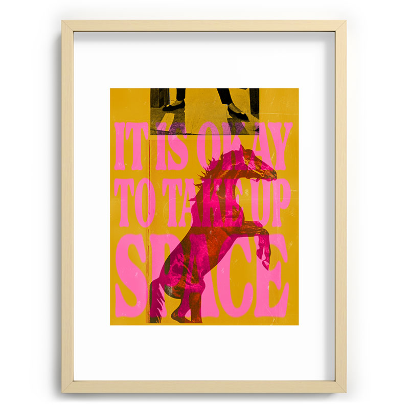 Take Up Space Framed Art Print Gallery Image 73