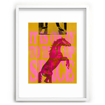Take Up Space Framed Art Print Gallery Image 79