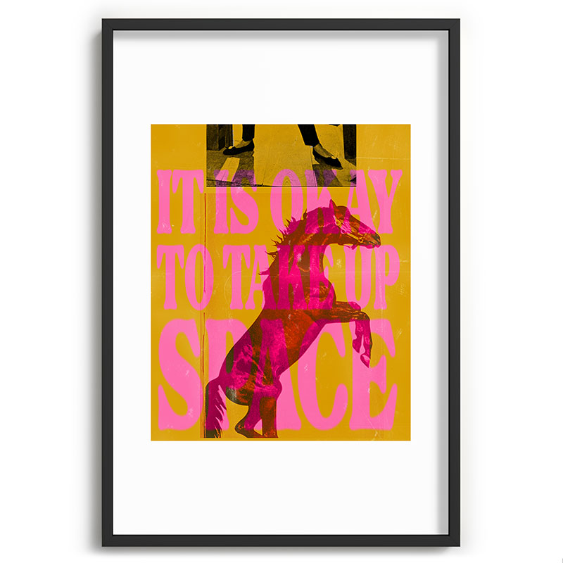 Take Up Space Framed Art Print Gallery Image 62