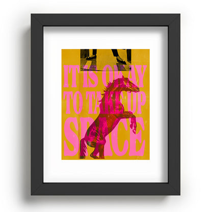 Take Up Space Framed Art Print Gallery Image 58